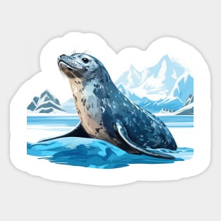 Leopard Seal Sticker